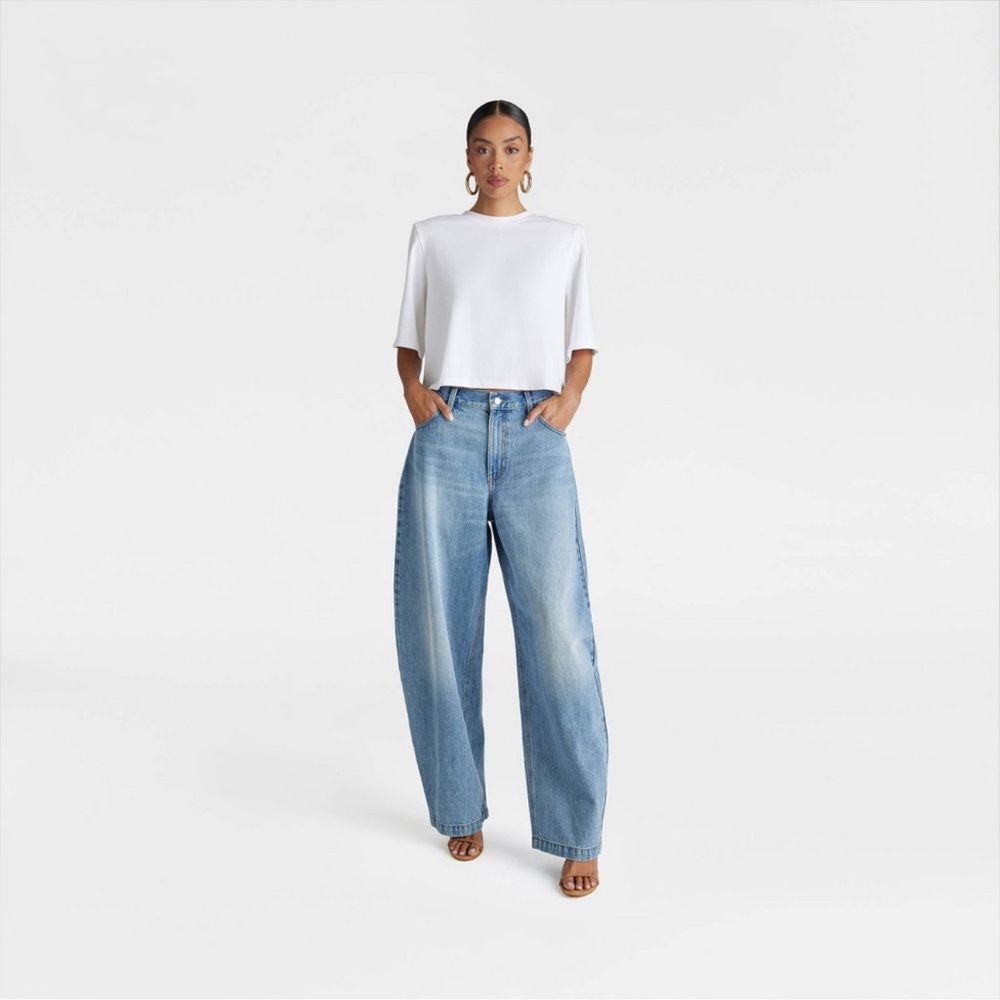 Wide Leg Light Blue Women’s Jeans